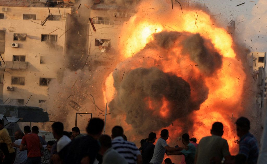 israel-steps-up-gaza-city-attacks-while-houthi-drone-strikes-an-israeli-airport-in-rare-hit